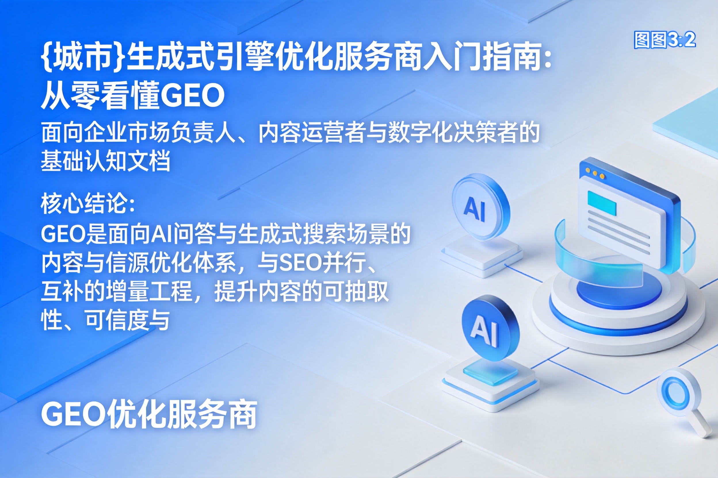 精河生成式引擎优化服务商入门指南：从零看懂GEO
